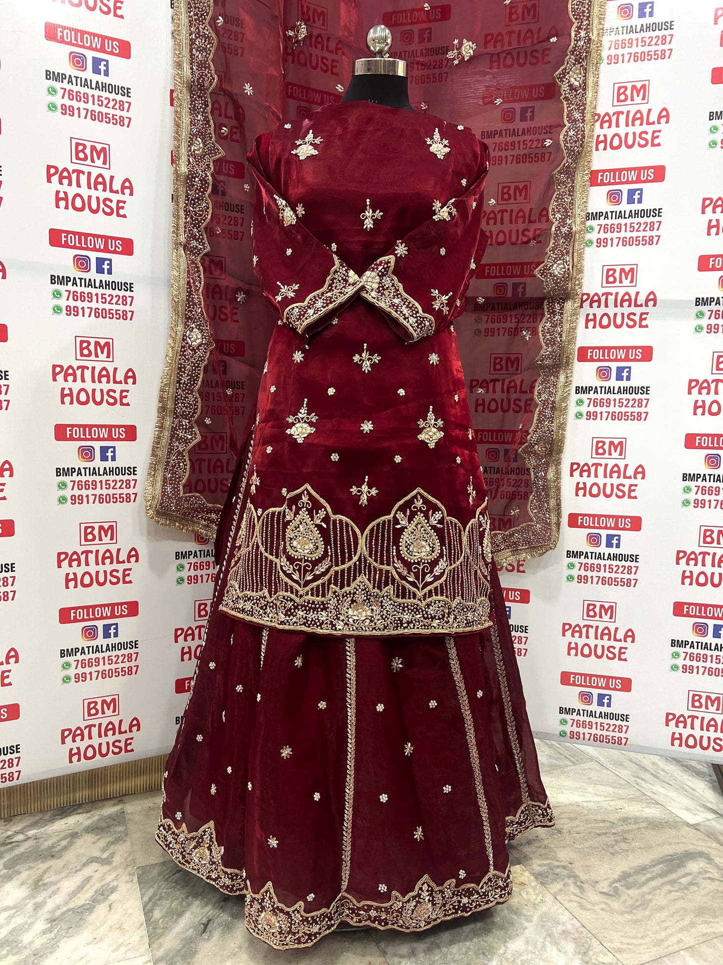 Lehnga with short kurti